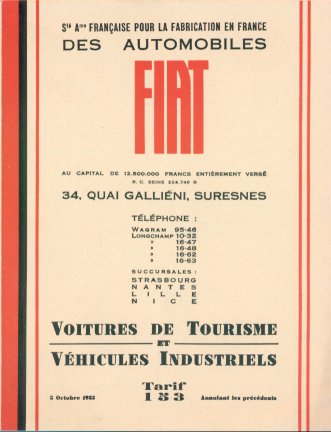 Tarif 153 : couverture