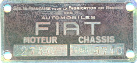 Plaque SAFAF